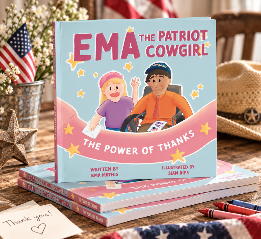 Signed Copy Ema the Patriot Cowgirl: The Power of Thanks ( Softcover)
